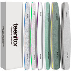 Teenitor nail file nail buffer 6 piece set front view