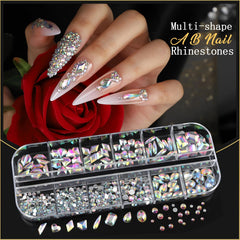 Teentior nail stickers kit contents including tweezers