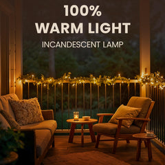Dollhouse garland lighting Teeny Lights 50Ct Brown