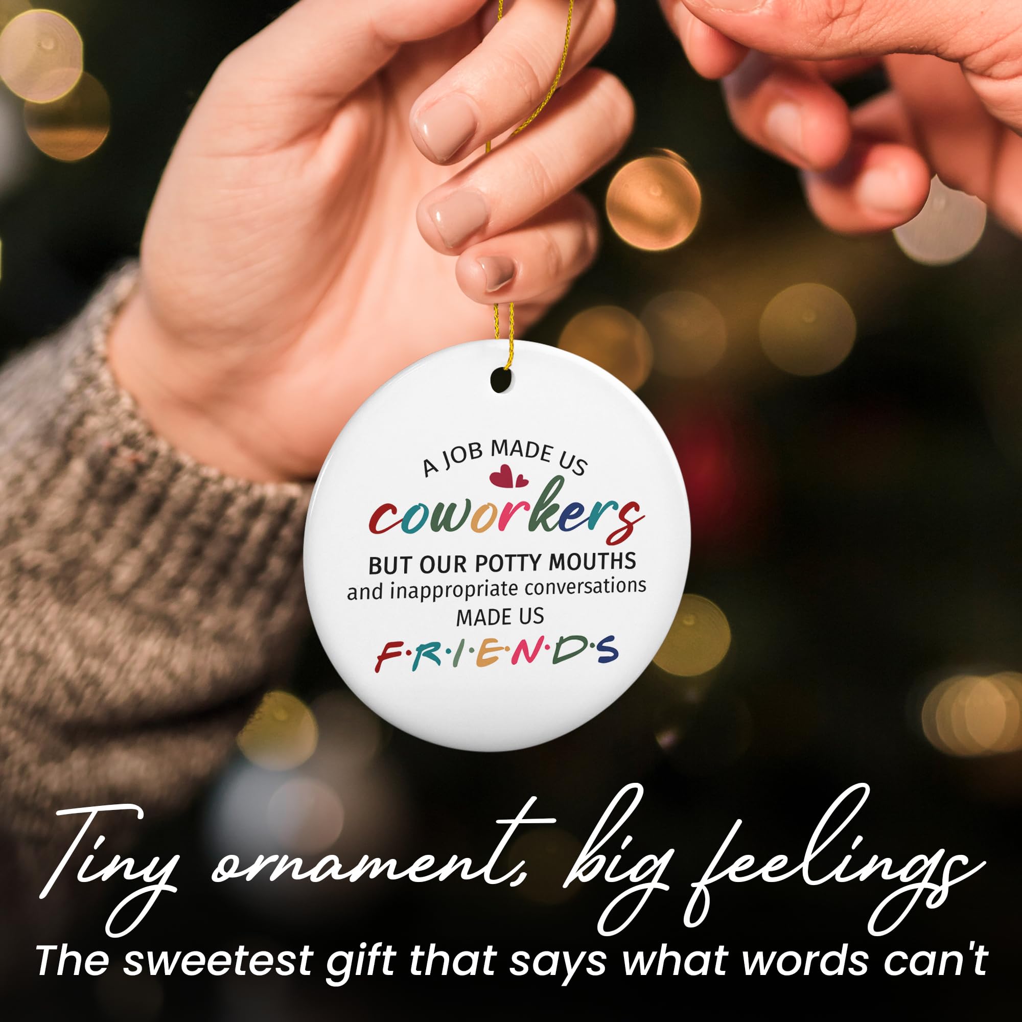 Premium ceramic ornament by TEEZWONDER lightweight durable