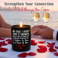 Romantic gift idea candle for anniversaries by TEEZWONDER