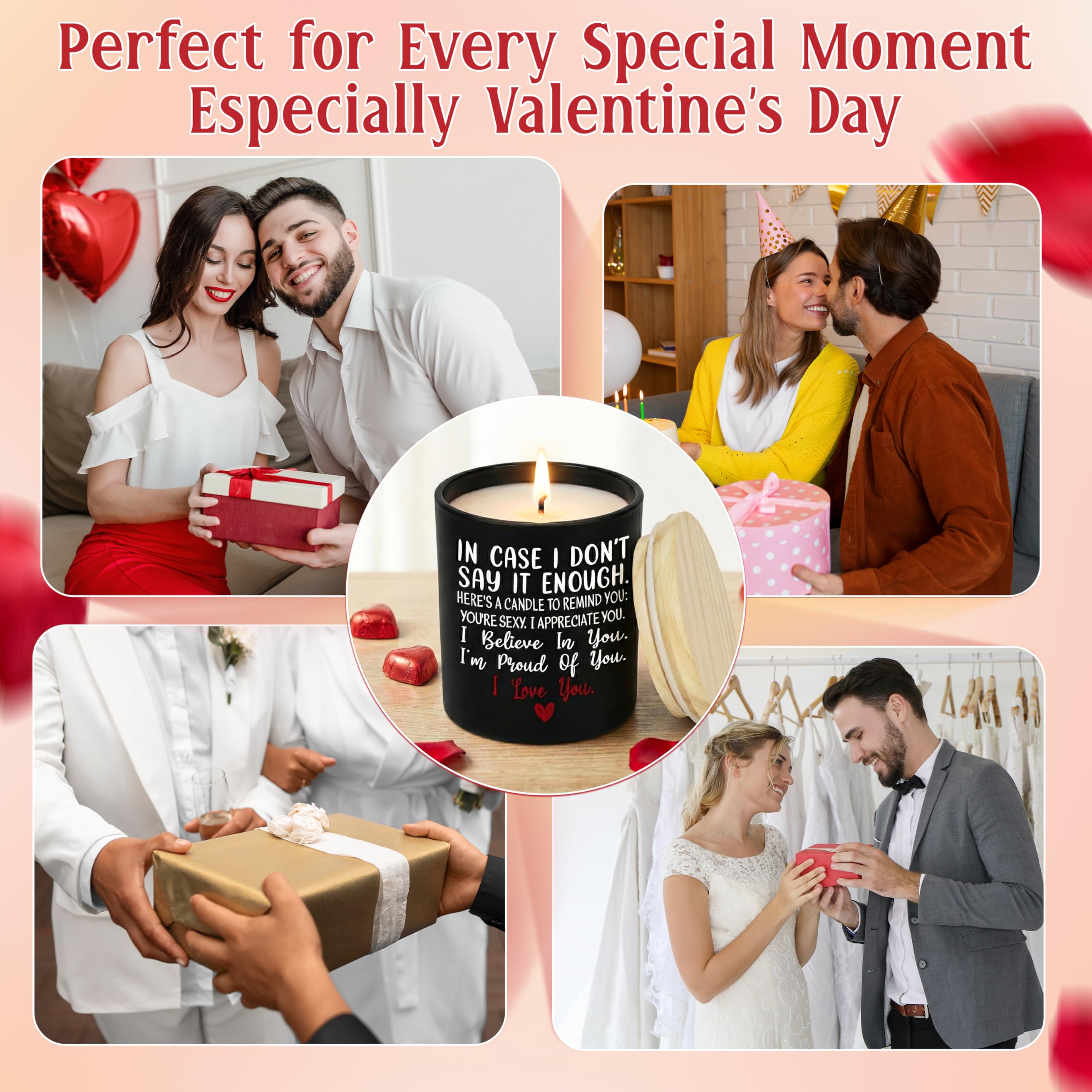 Valentines day gift packaging candle by TEEZWONDER