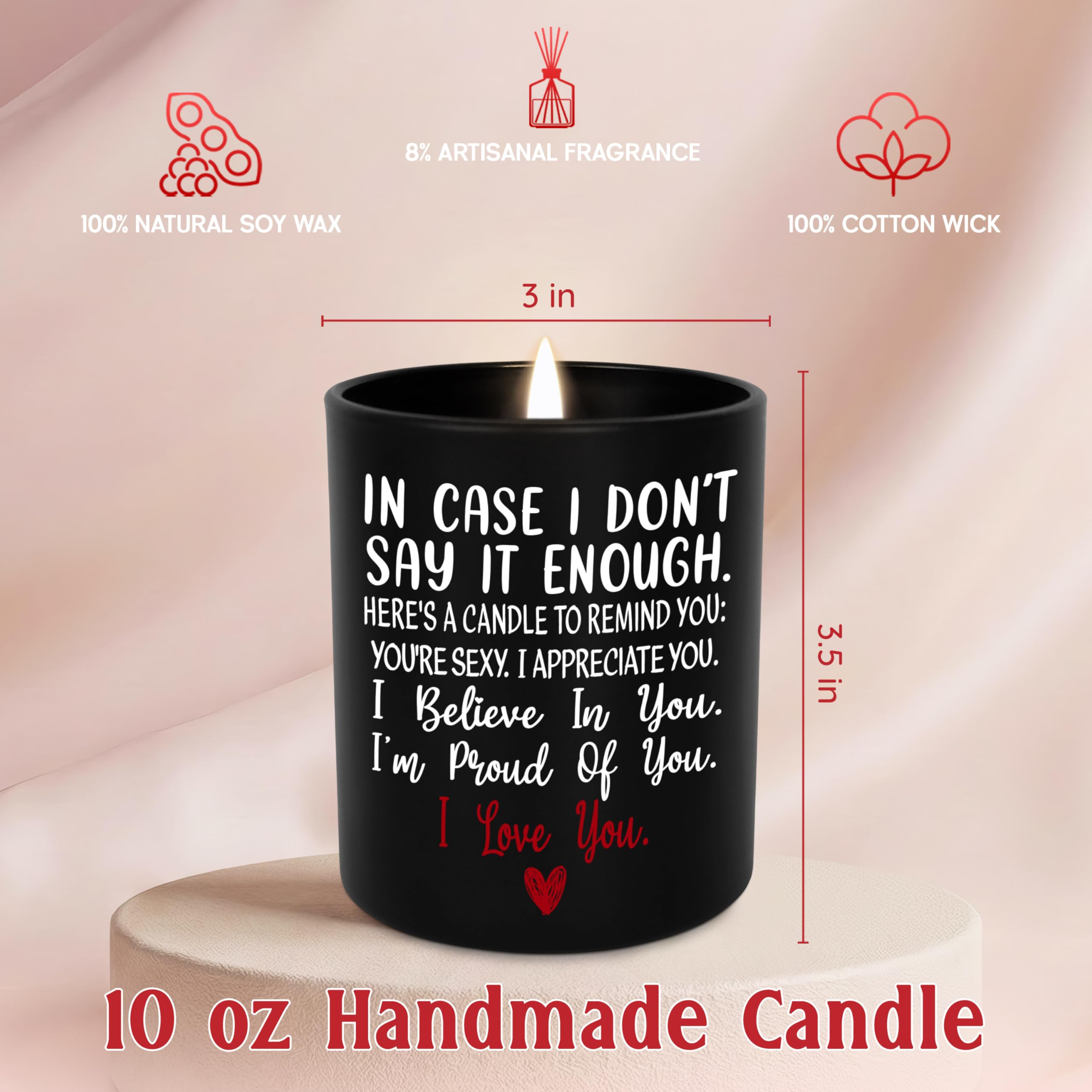 Vanilla Lavender Candle 10 Oz by TEEZWONDER close up