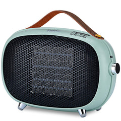 Teioe mini electric space heater front view green