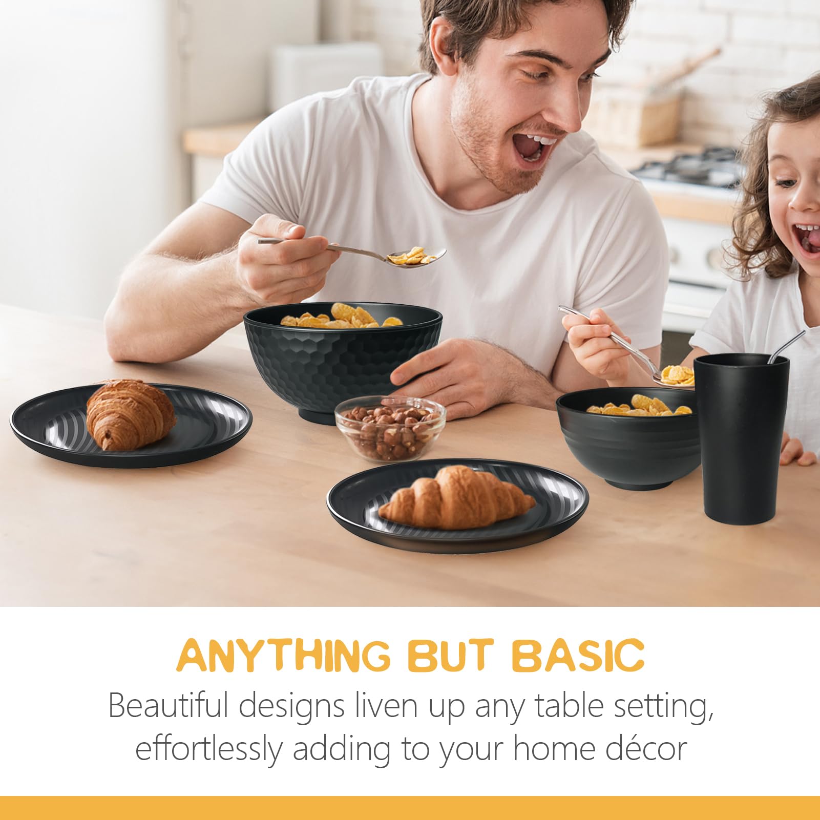 8 pair chopsticks and 6.2 inch spoons in Teivio set