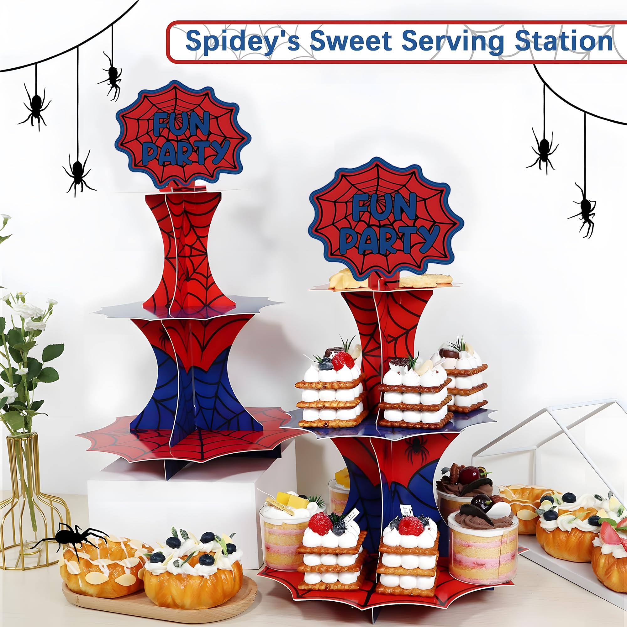 24 Pcs Superhero Cupcake Toppers six designs