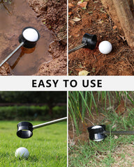 Rust resistant golf ball retriever in use