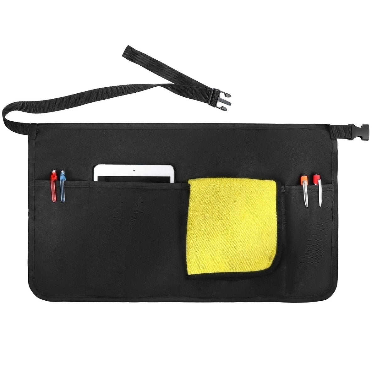 Telooco 4 pockets server apron with buckle black