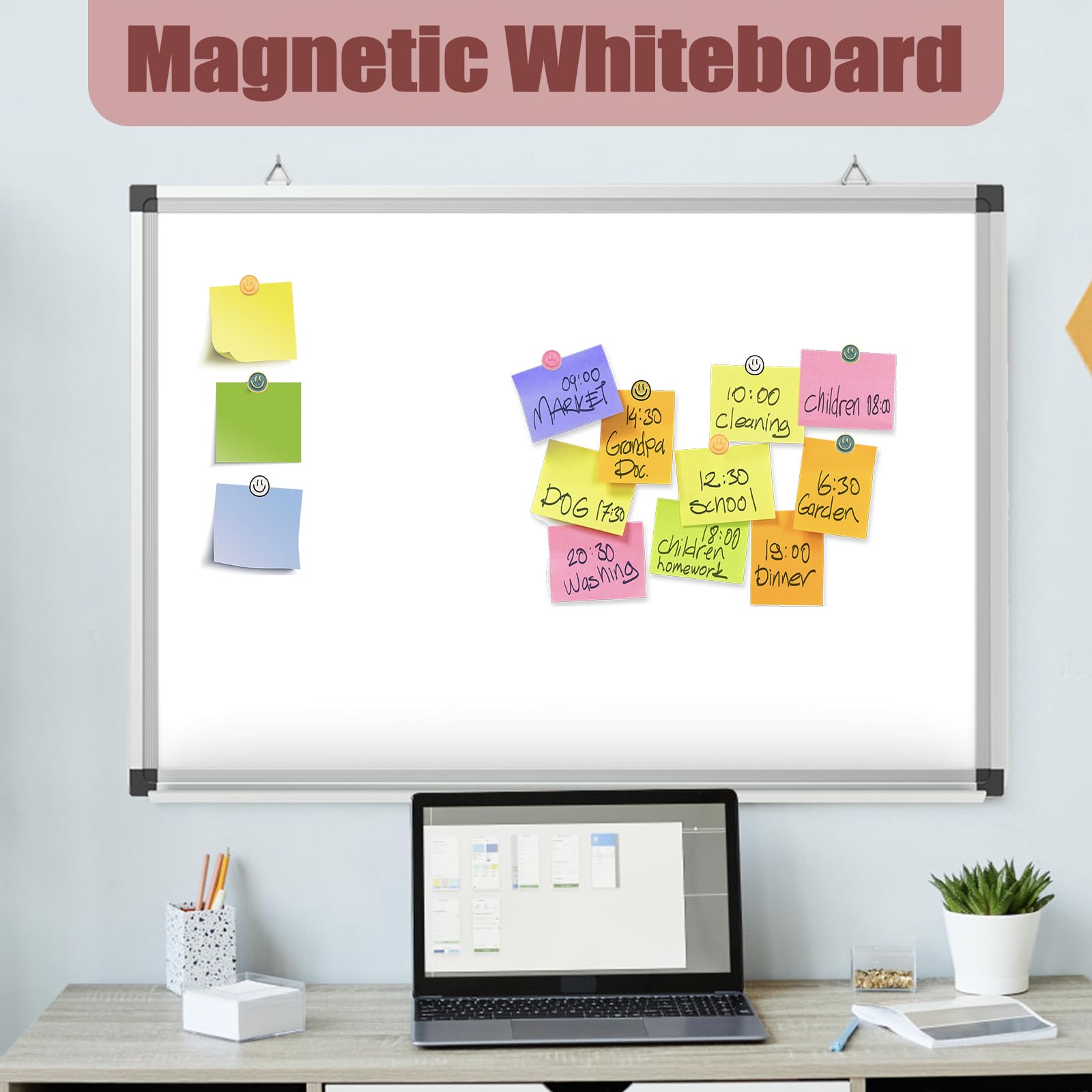 Fridge and classroom magnets set 24 pieces