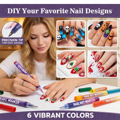 Water-based nail markers by Tenneshe