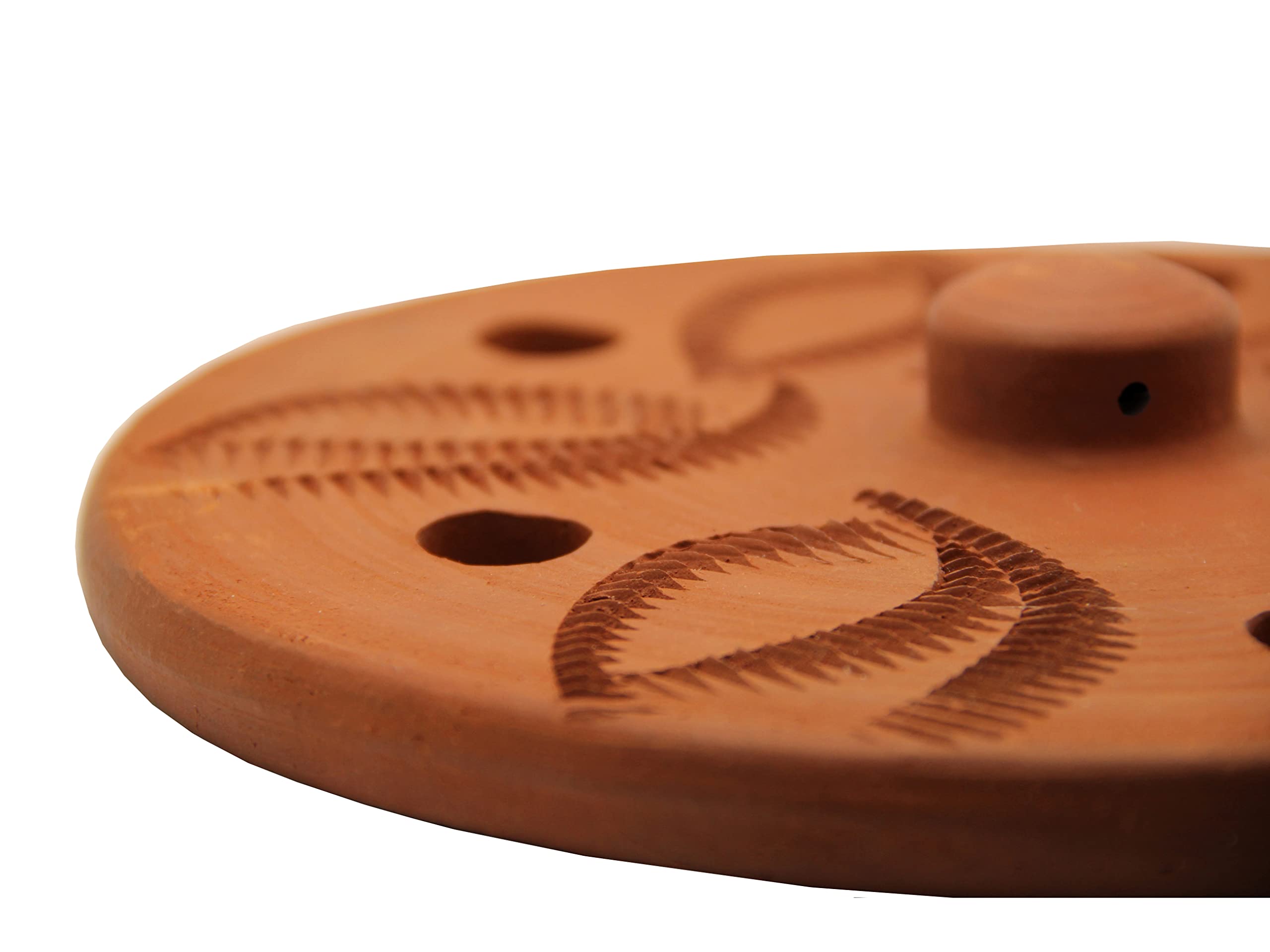 Pack of 2 terracotta weighted plates for dolma