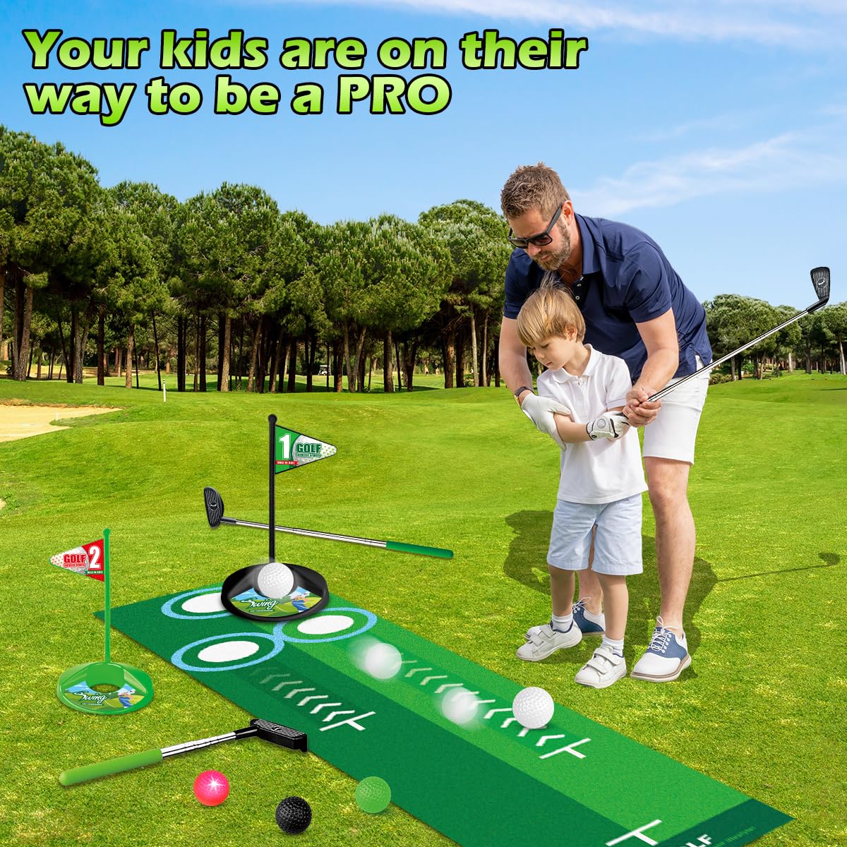 Golf targets and accessories included TERRAMUS set