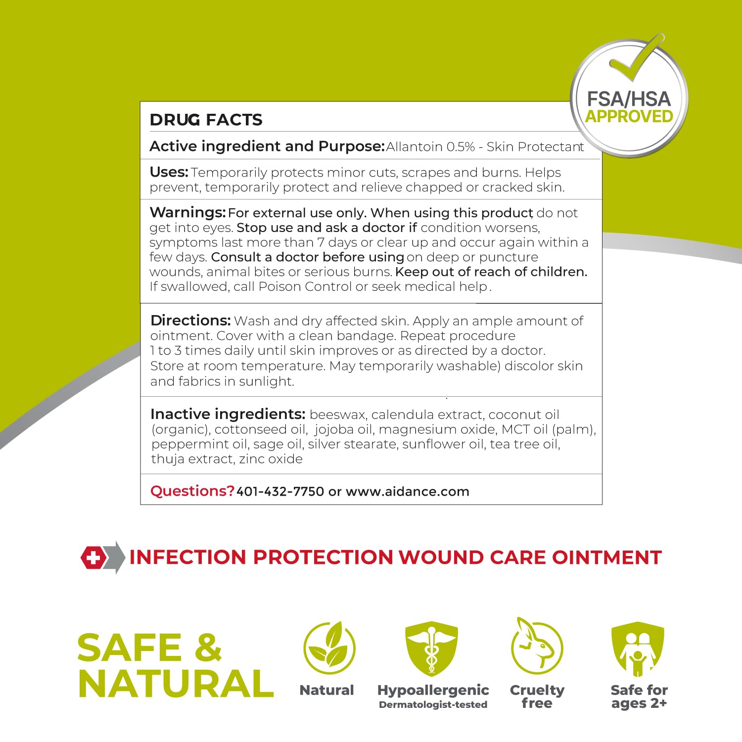 Terrasil Wound Care 0.5oz tube ready for use