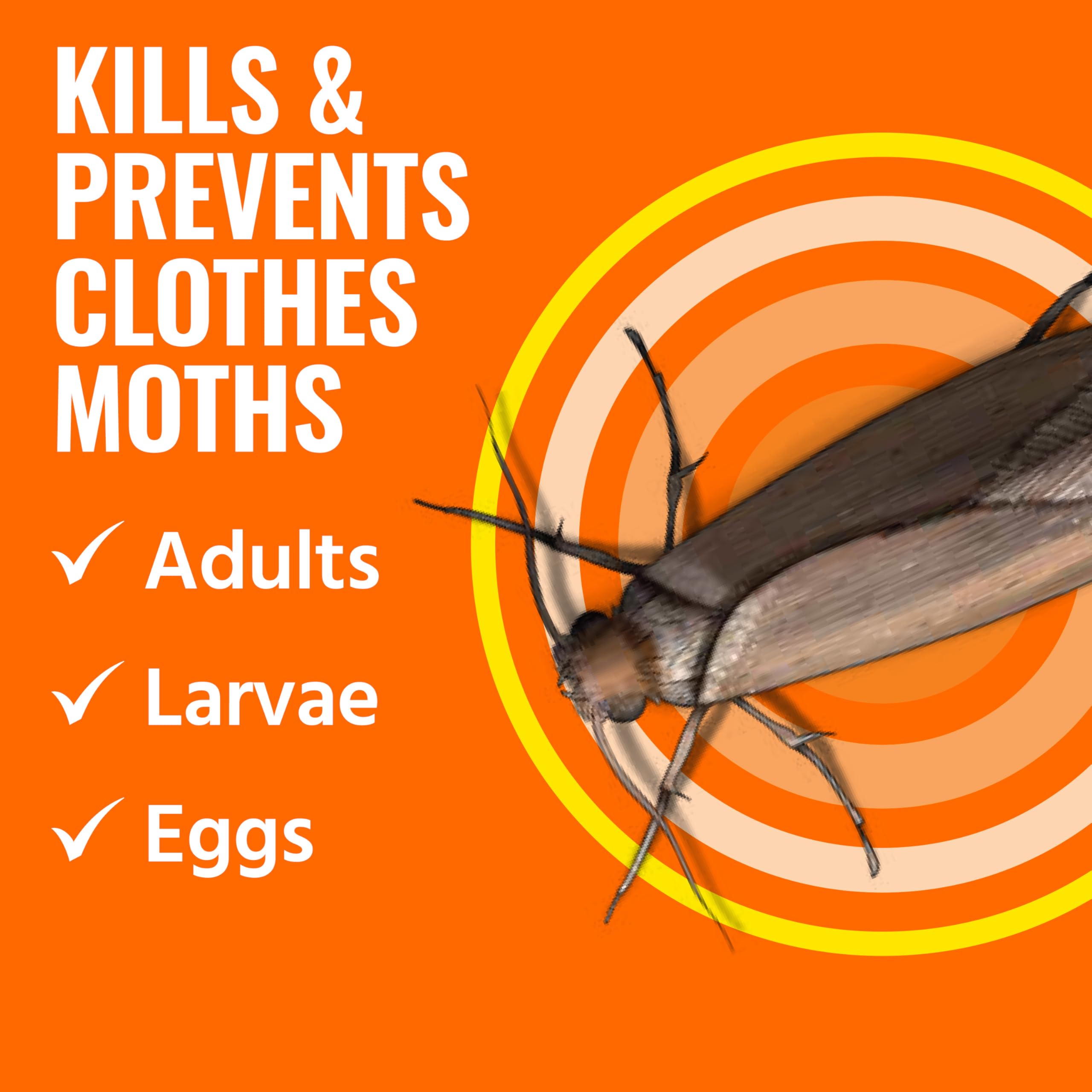Three pack of TERRO clothes moth killer units