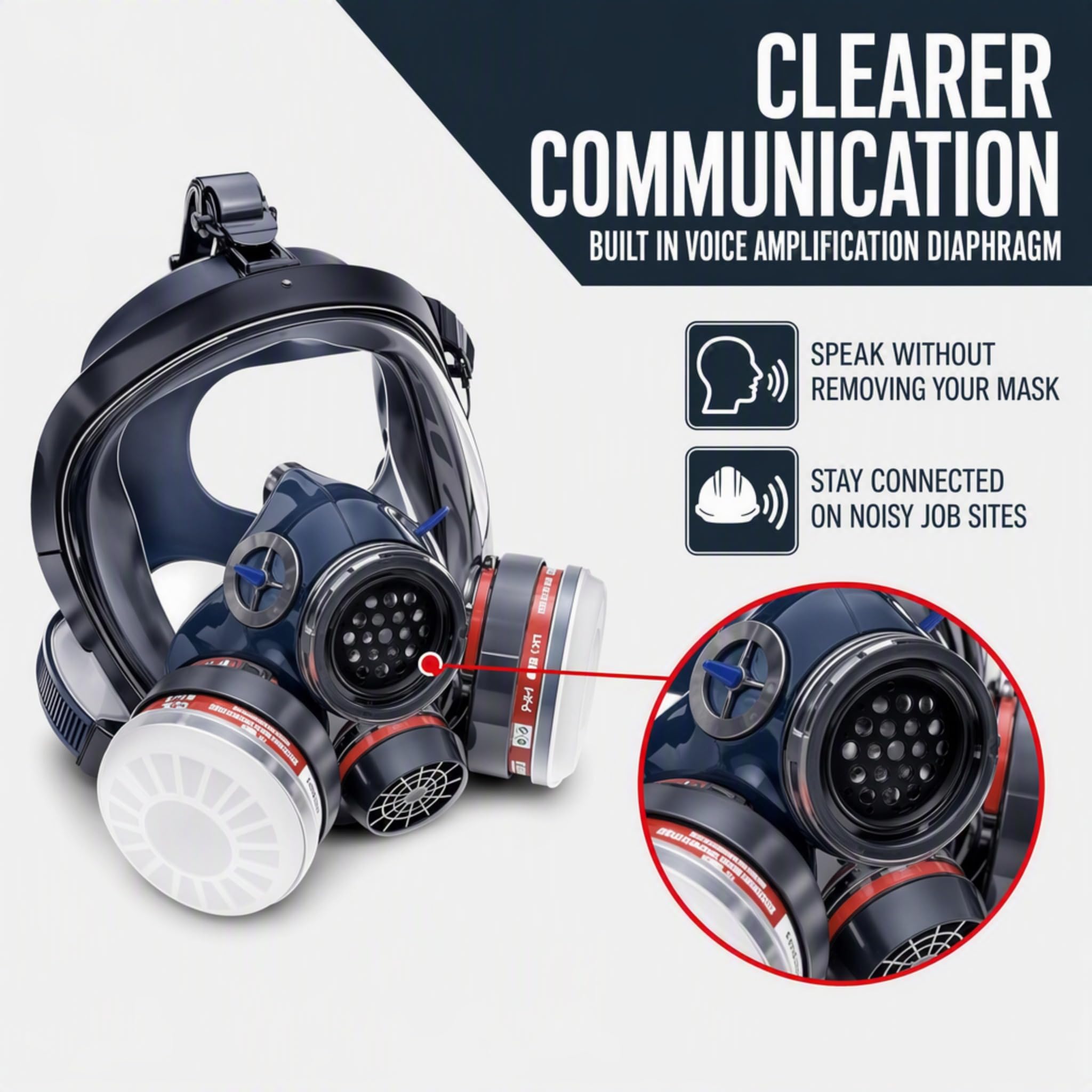 Includes 2 filter cartridges for Tesoro respirator
