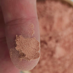 2oz red cedar powder shown as light fluffy powder