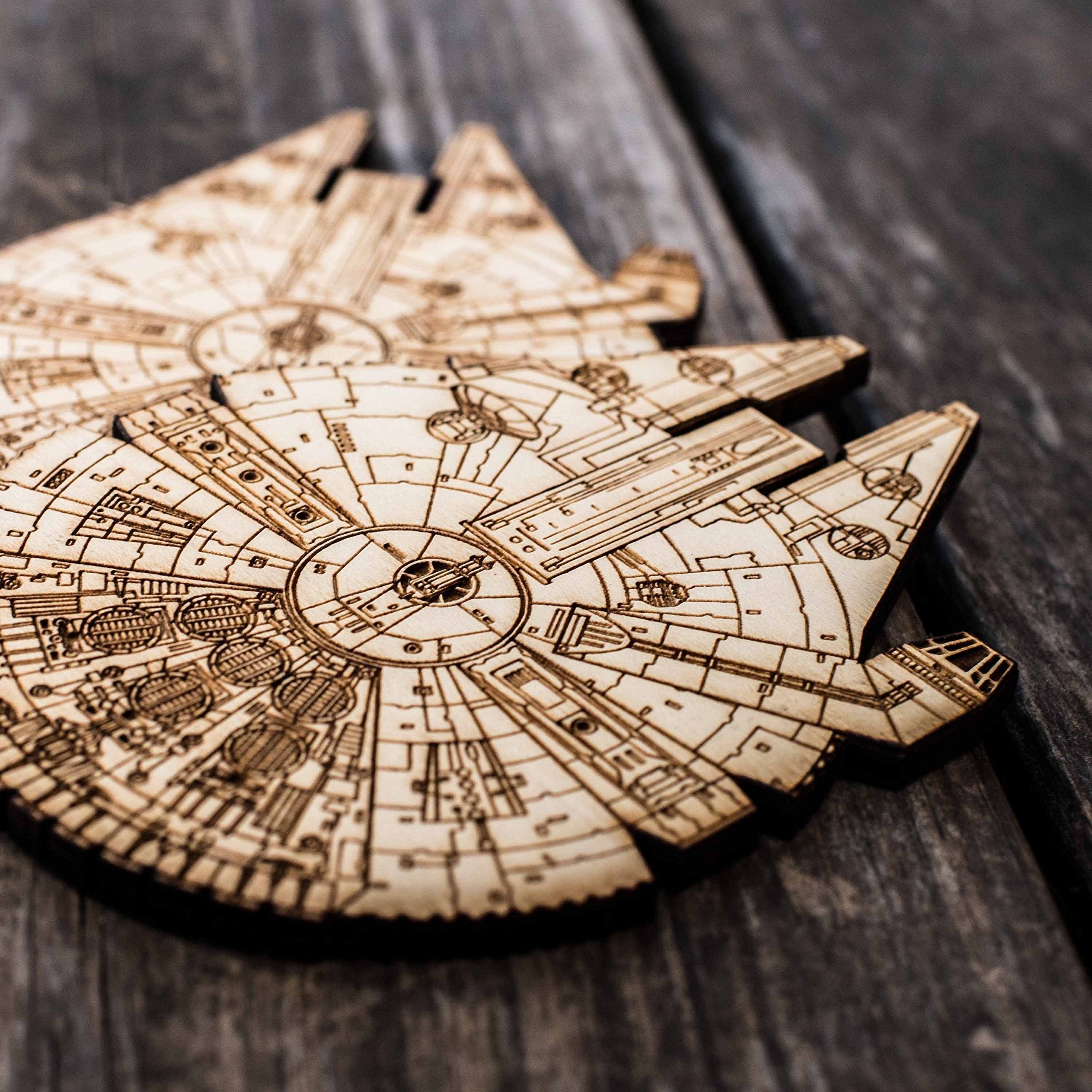Texas made MFalcon coasters set of 2