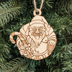 1/4 inch thick maple wood ornament 4x3in