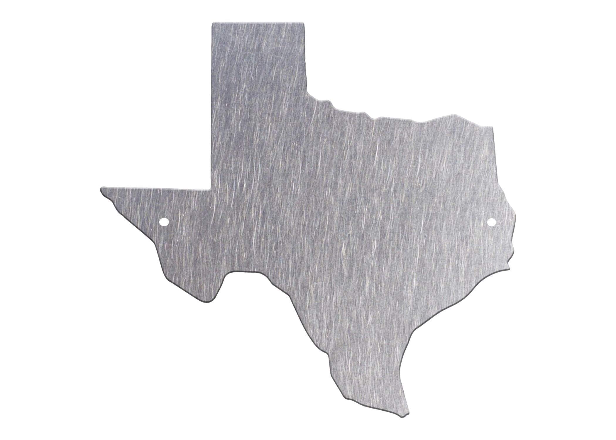 Recycled 16 gauge steel wall art Texas border sign