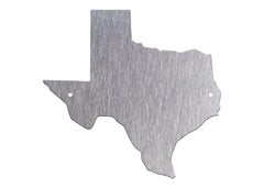 Recycled 16 gauge steel wall art Texas border sign