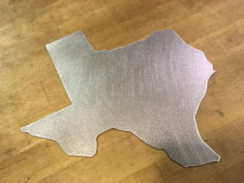 Texas state border sign steel wall art details