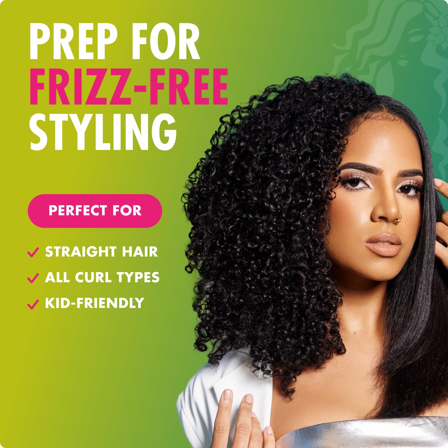 Frizz-prone hair styling spray from Mielle Organics