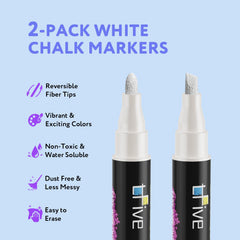 TFIVE Liquid Chalk Markers 3-6mm tips close up