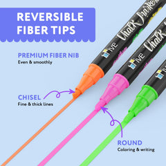 TFIVE chalk markers erasing on non-porous surface