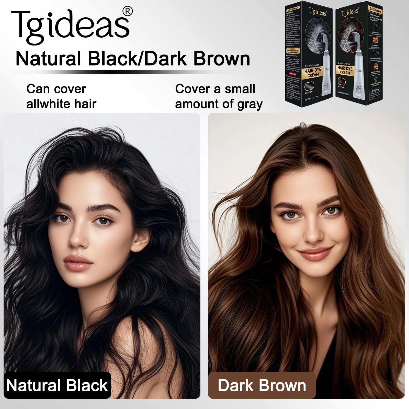 Tgideas dark brown shade dye application