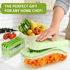 Thalirem mandoline slicer with built-in collection box