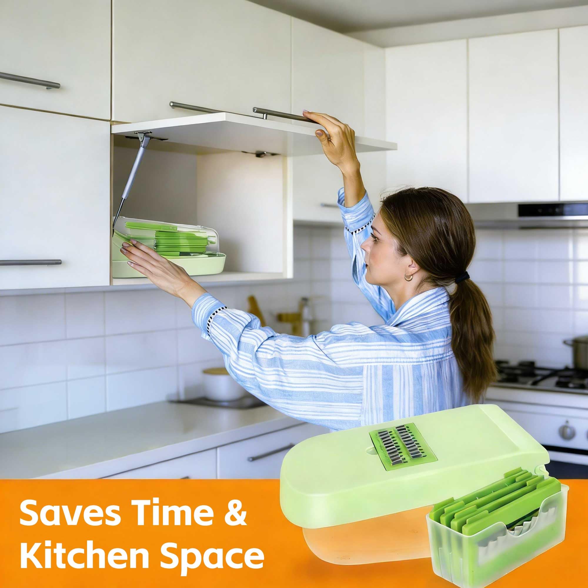 Non-slip base and safety food pusher with Thalirem chopper