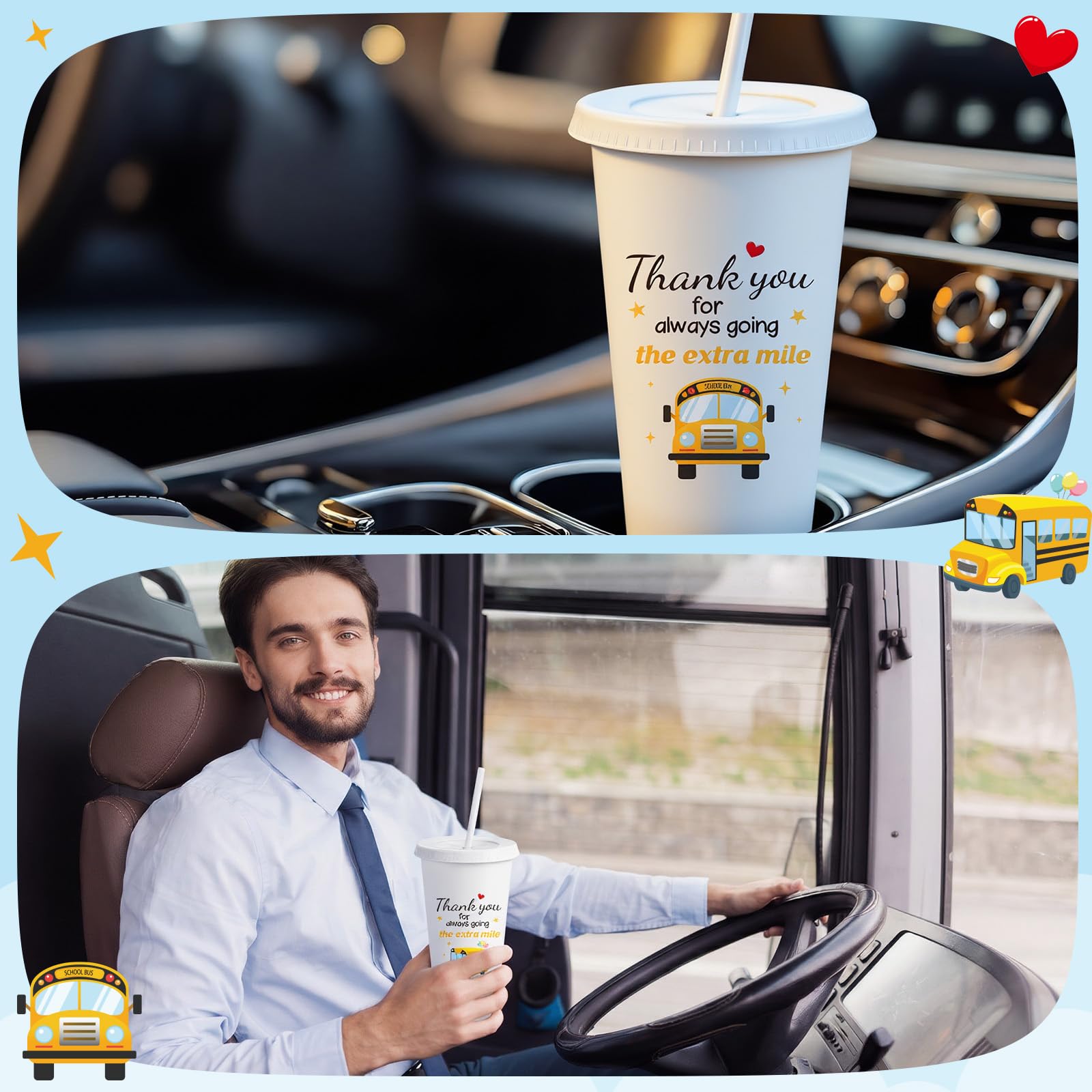 Ideal gift set for Back to School graduation and Bus Driver Appreciation Day
