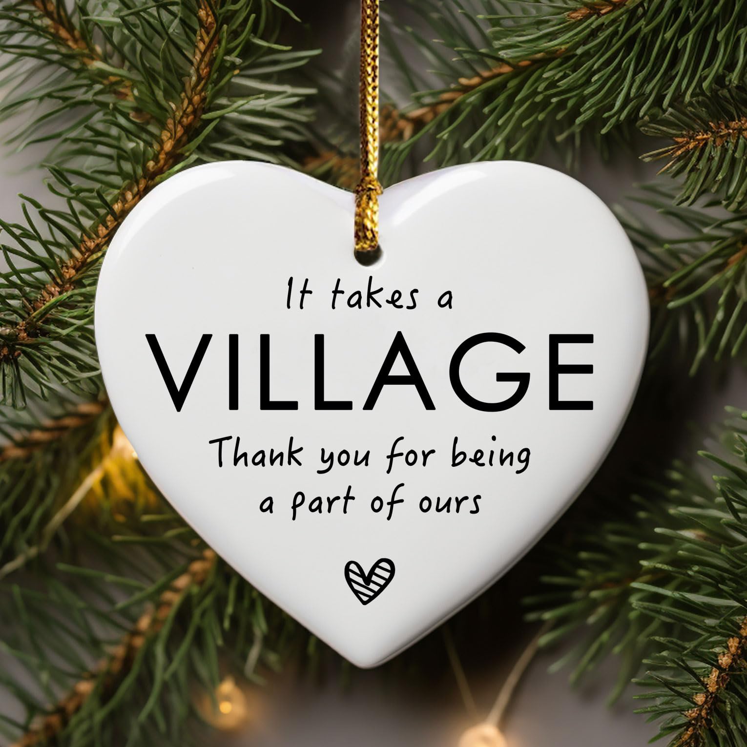 3-inch decorative ornament for holiday decor
