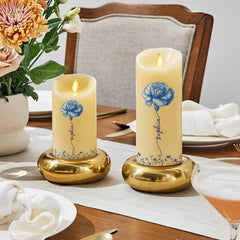 Cordless LED candle uses 3 AAA batteries not included