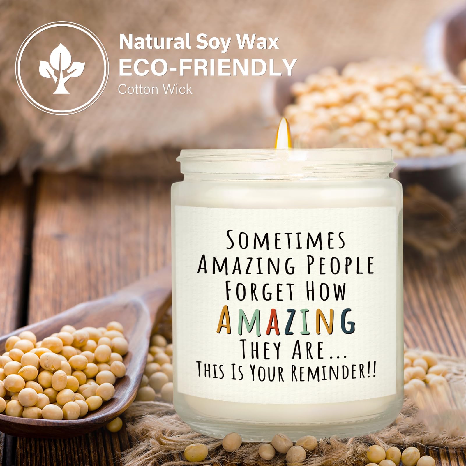 Thank you gift candle design for women and men
