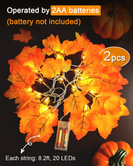 Thanksgiving LED garland 16.4 ft for home decor