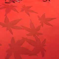 Smallest maple leaf size 2 x 2 inches maple leaf stencil