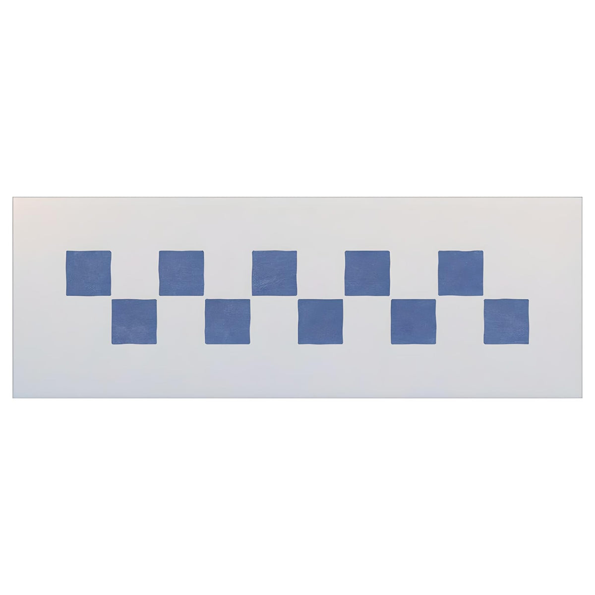 The Artful Stencil Checkerboard Border Stencil Template 8.5x1.7 inches