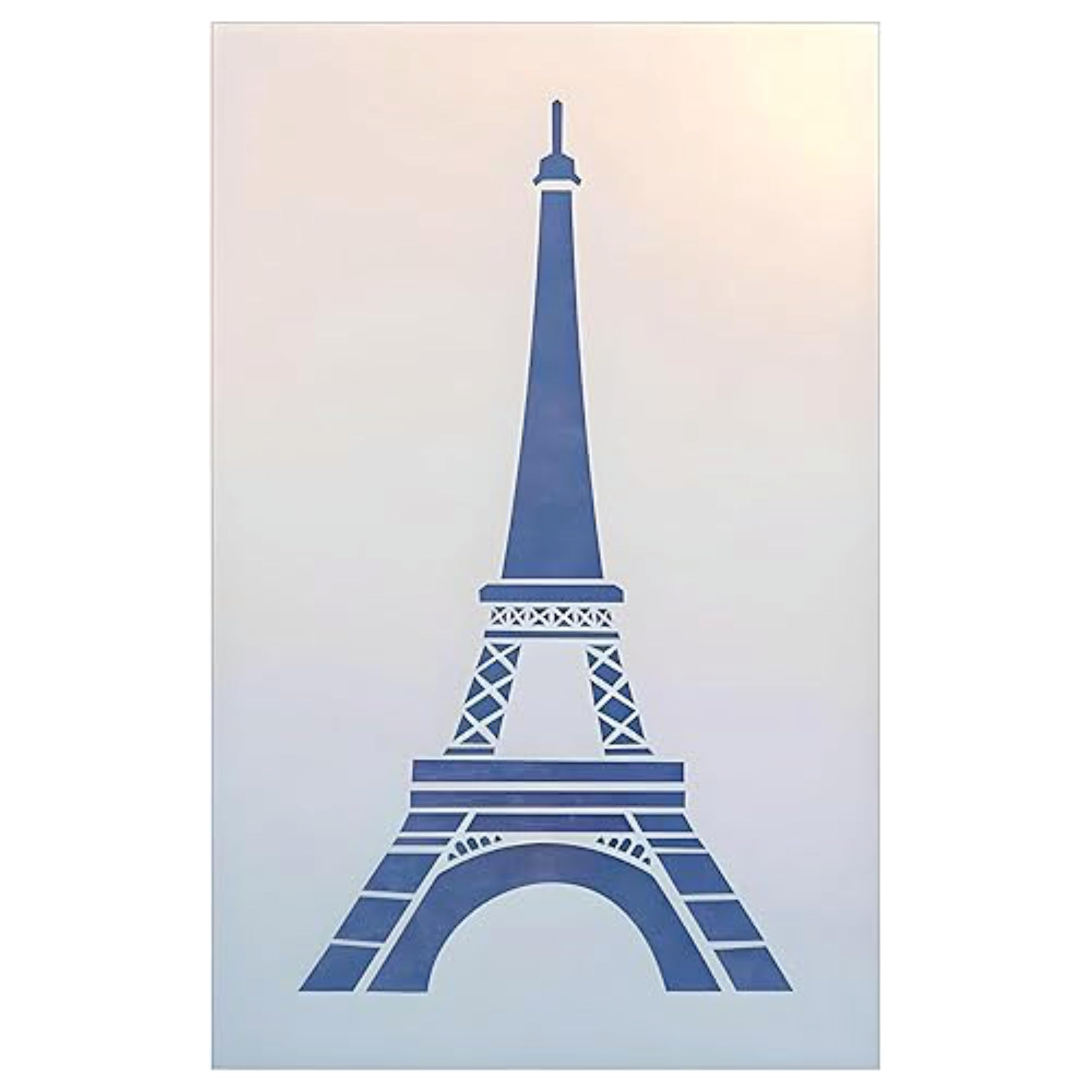 The Artful Stencil Eiffel Tower stencil 5.5x10 inch Mylar template
