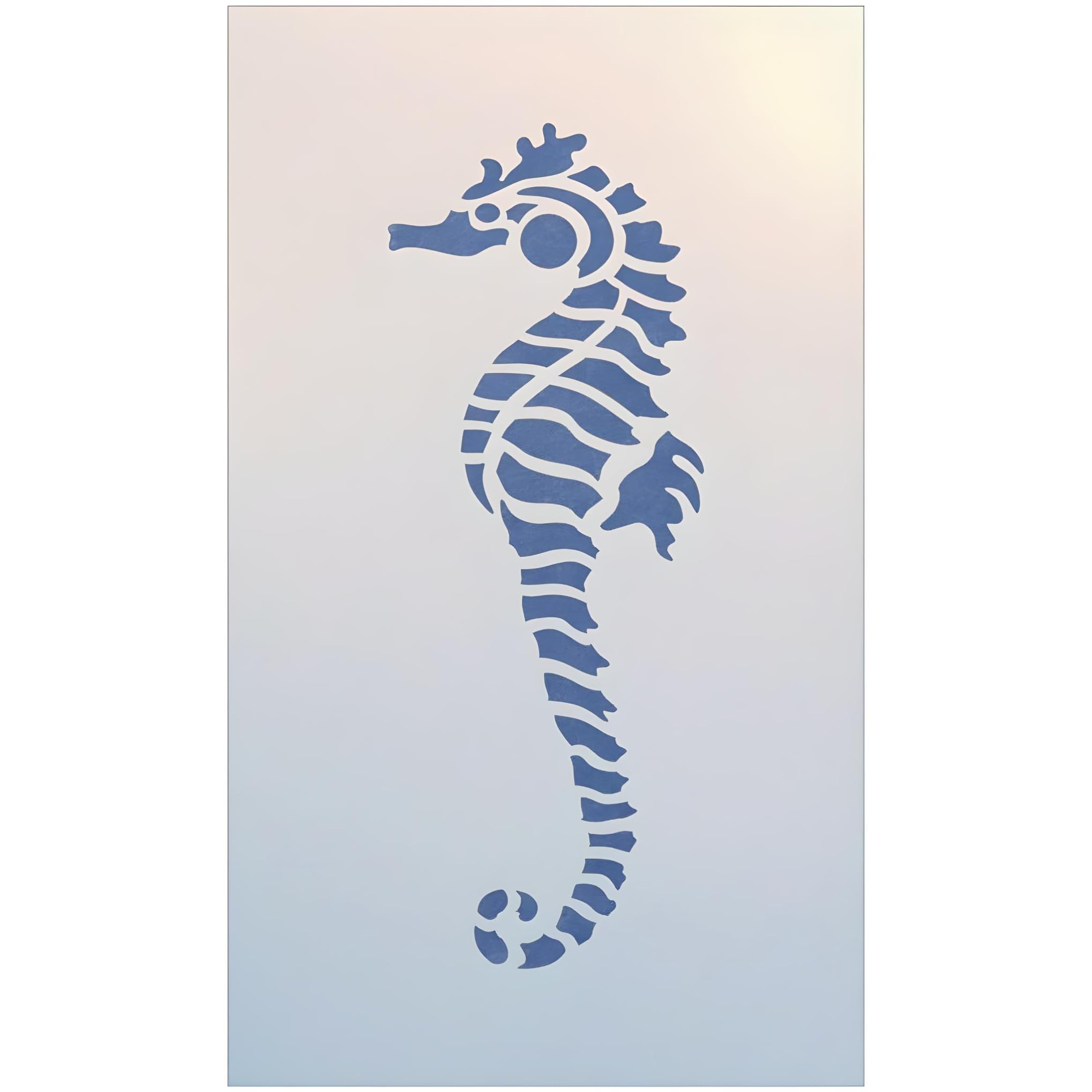 The Artful Stencil Seahorse Stencil 3.3 x 7 inch Mylar