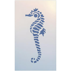 The Artful Stencil Seahorse Stencil 3.3 x 7 inch Mylar