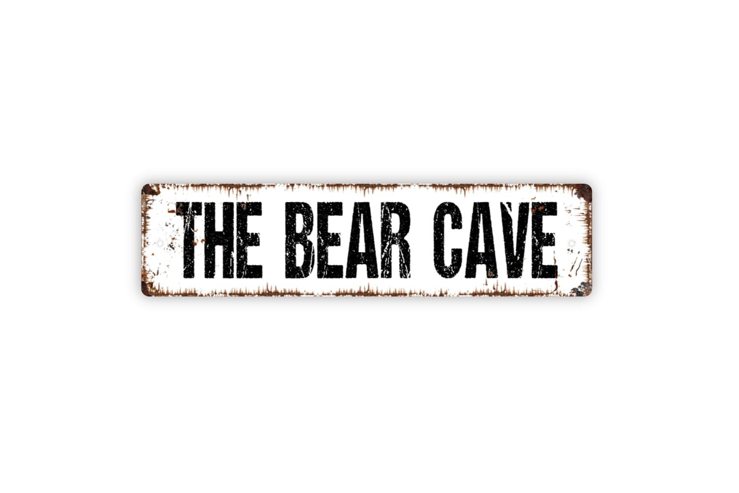 The Bear Cave metal sign product image