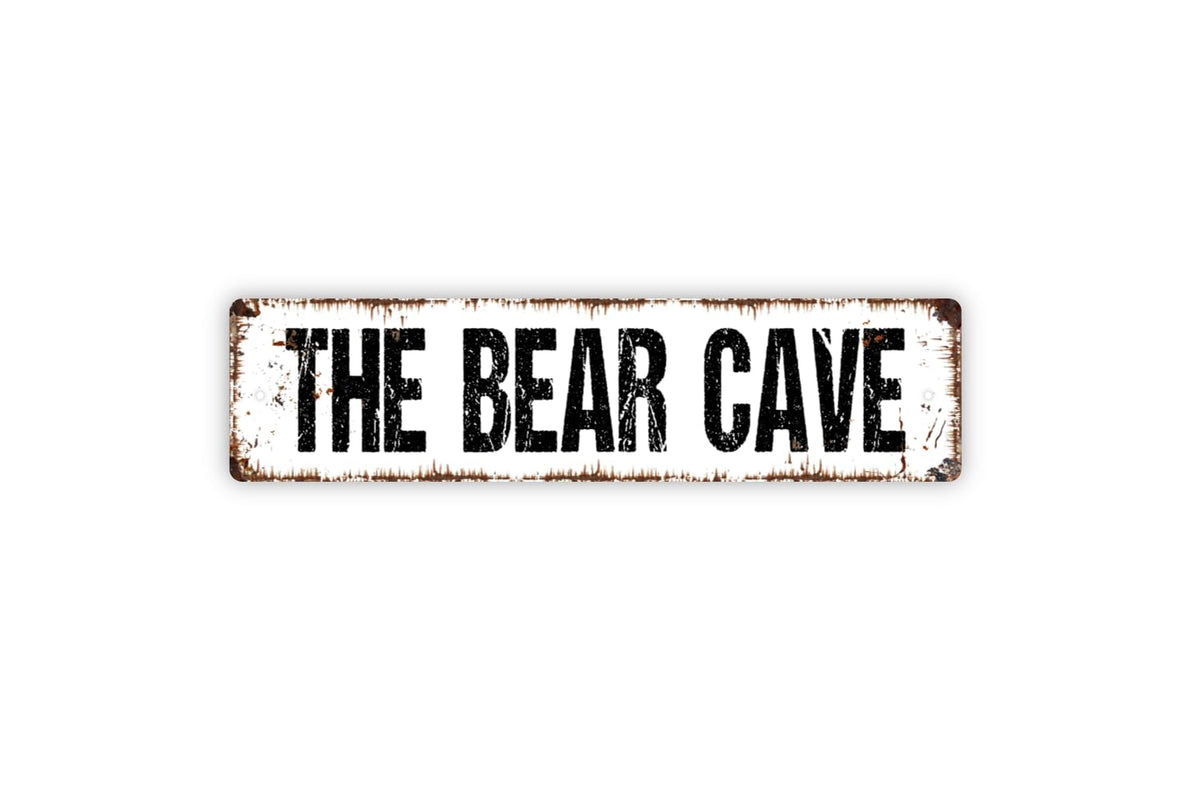 The Bear Cave metal sign product image