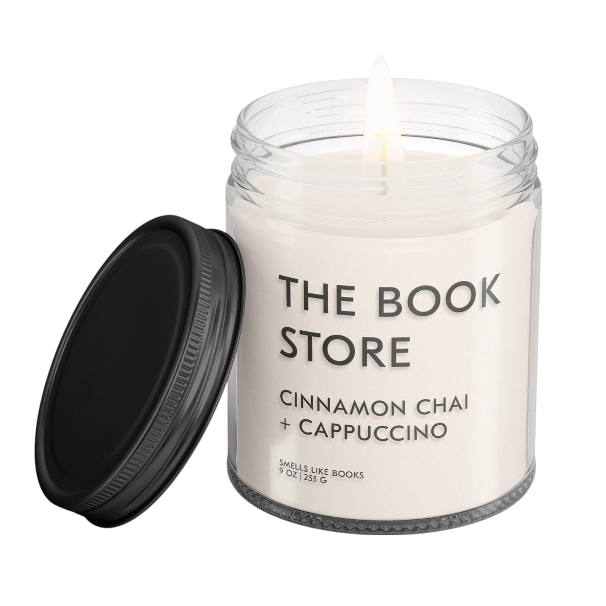 The Book Store Bookish Reading Candle 9 oz glass jar