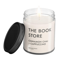 The Book Store Bookish Reading Candle 9 oz glass jar