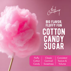 Strawberry flavor floss sugar jar with scoop included