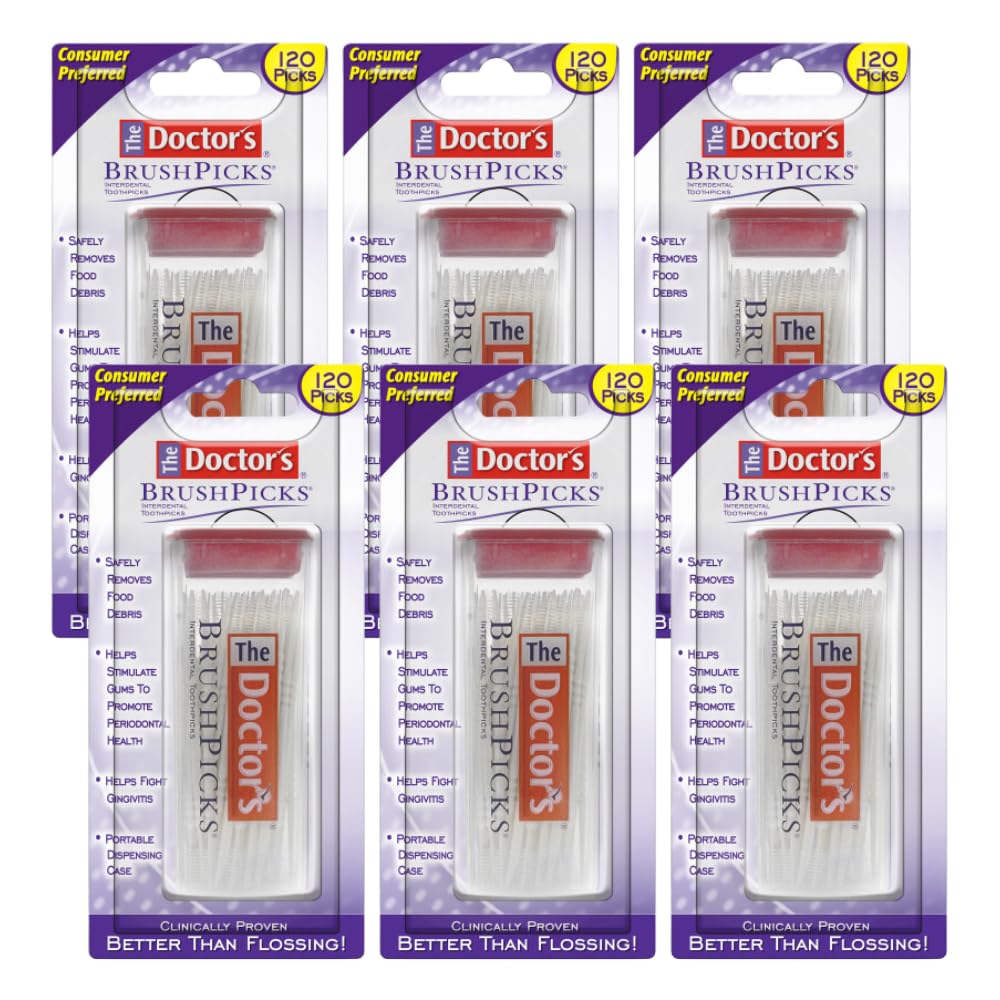 The Doctor’s BrushPicks interdental toothpicks packaging