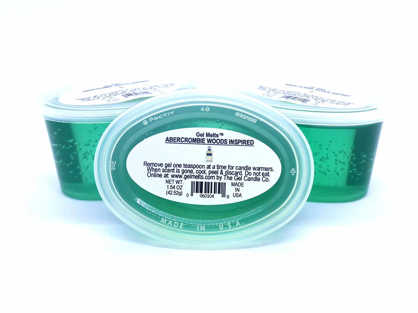 The Gel Candle Company AF Woods Inspired Gel Melts 3 Pack for warmers