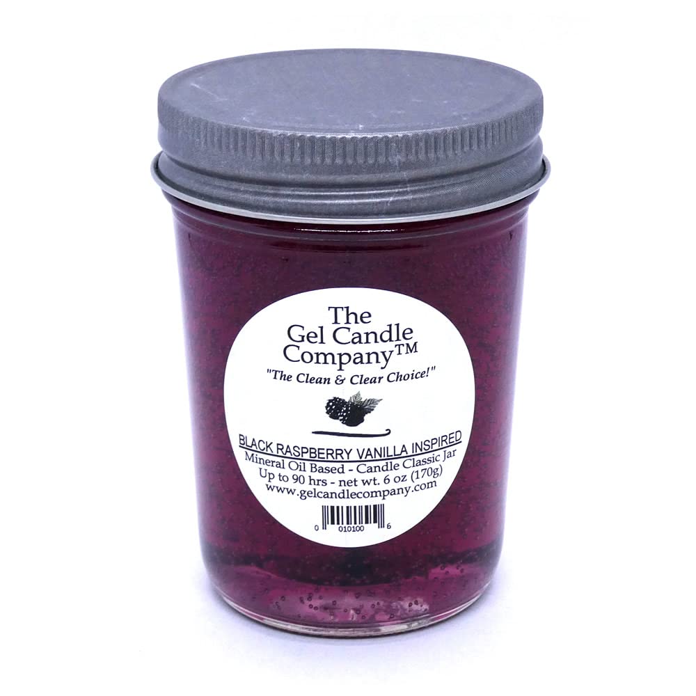 The Gel Candle Company classic jar candle 6 oz net weight