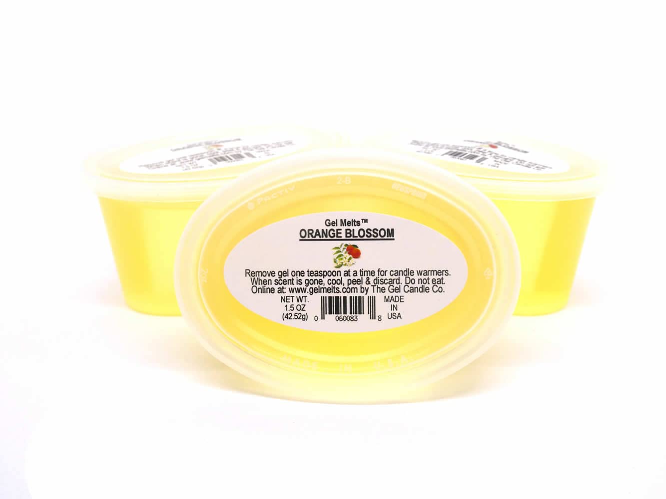 The Gel Candle Company Floral Orange Blossom gel melts 3 pack